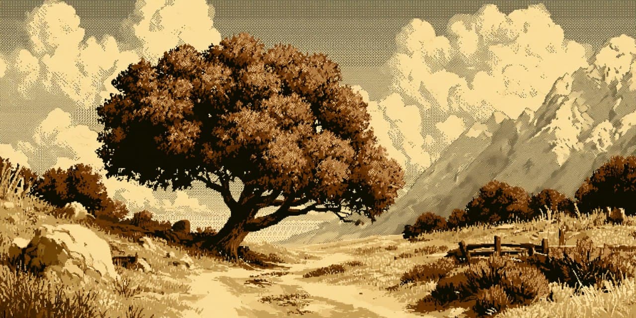 Saddle landscape
